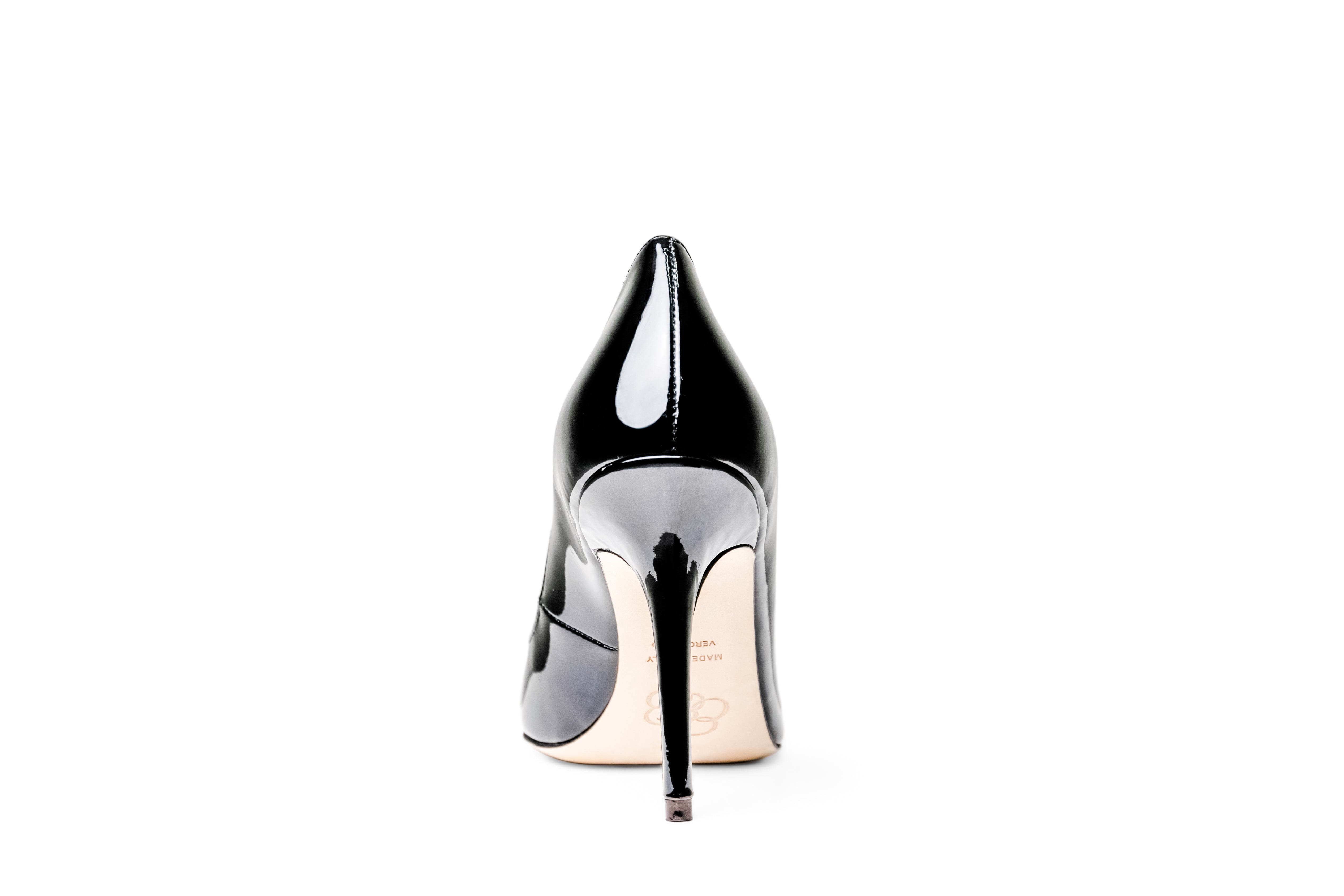 The Black Collection - 95mm Heel in Italian Patent Leather