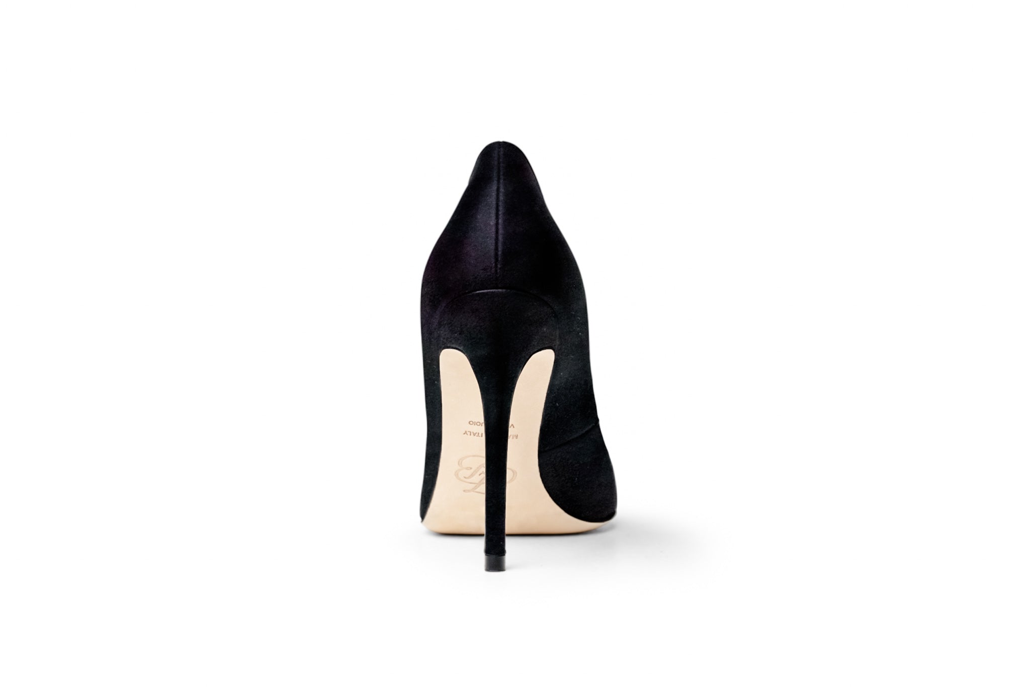 The Black Collection - 105mm Heel in Italian Suede