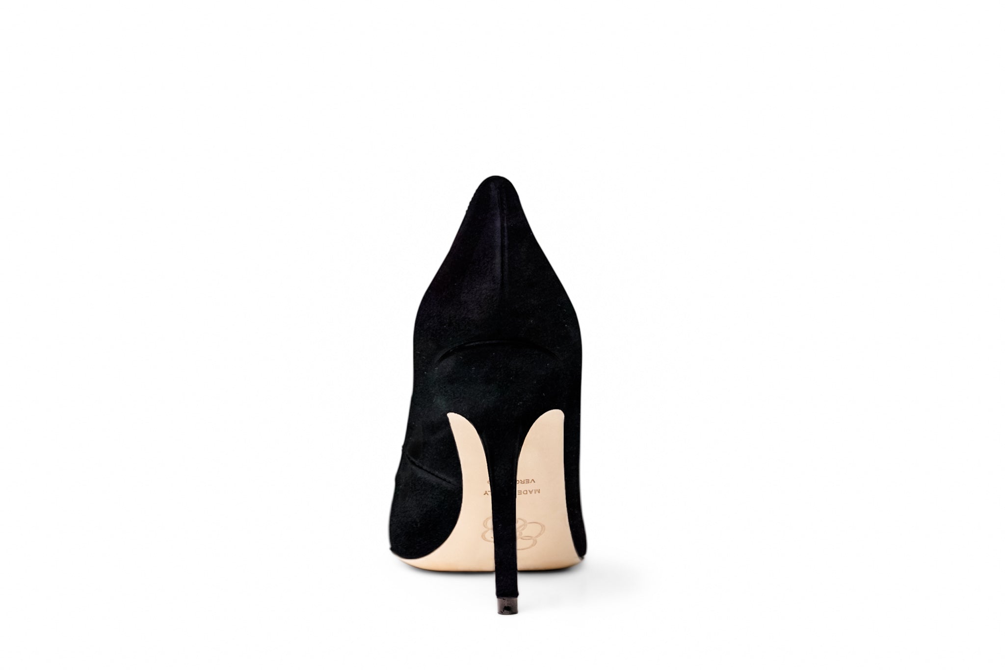 The Black Collection - 95mm Heel in Italian Suede
