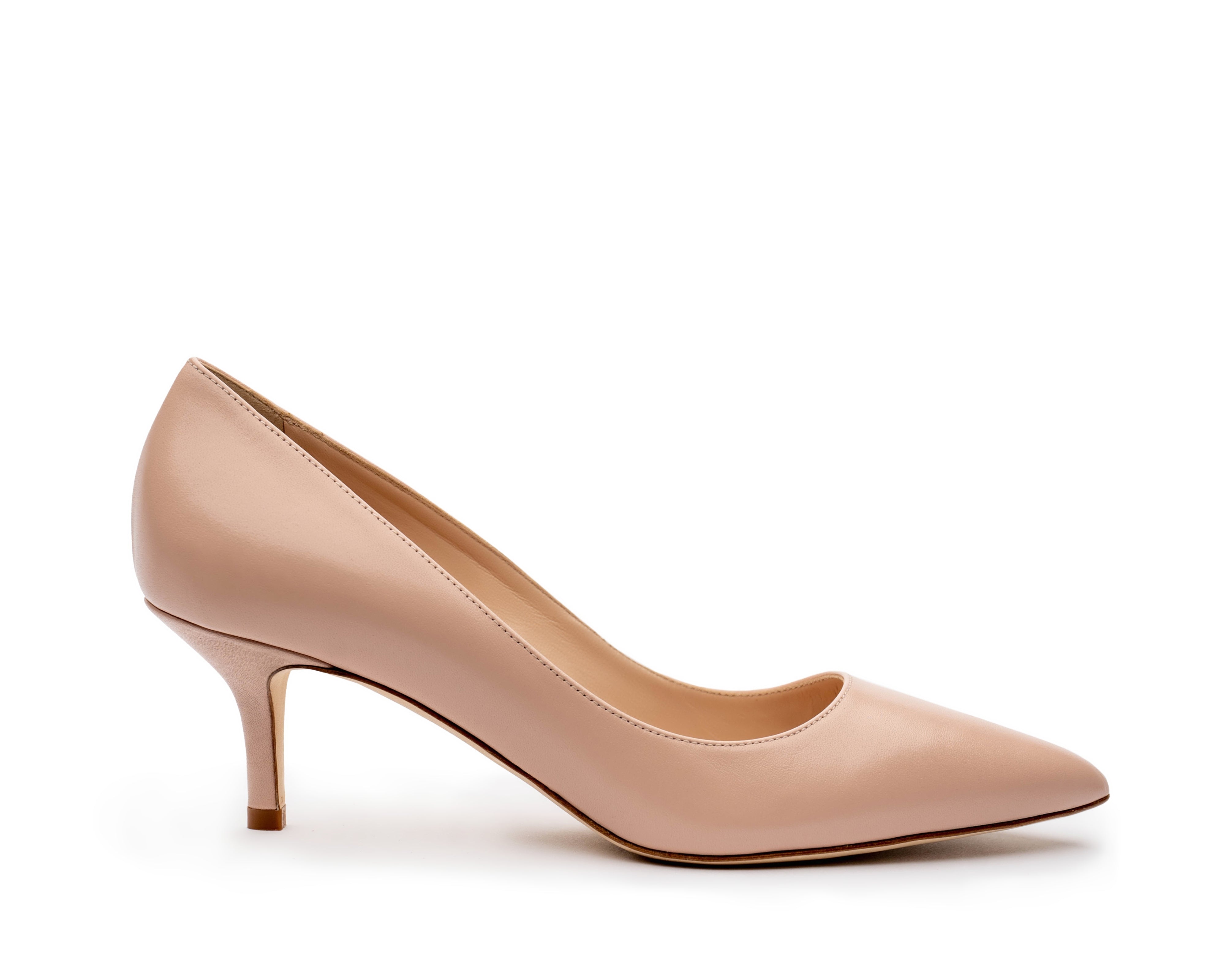 14 Cm Comfortable Heeled Skin Color Satin Women's Engagement Shoes - 81.82  € + KDV