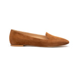 Women's nude loafers. Women's flats. Office flats. Office loafers. Causal shoes. Italian leather. Brown loafers.